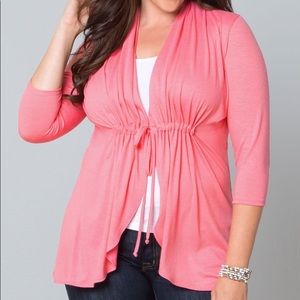 NWT Kiyonna Sunset Stroll Bellini Pink 3X